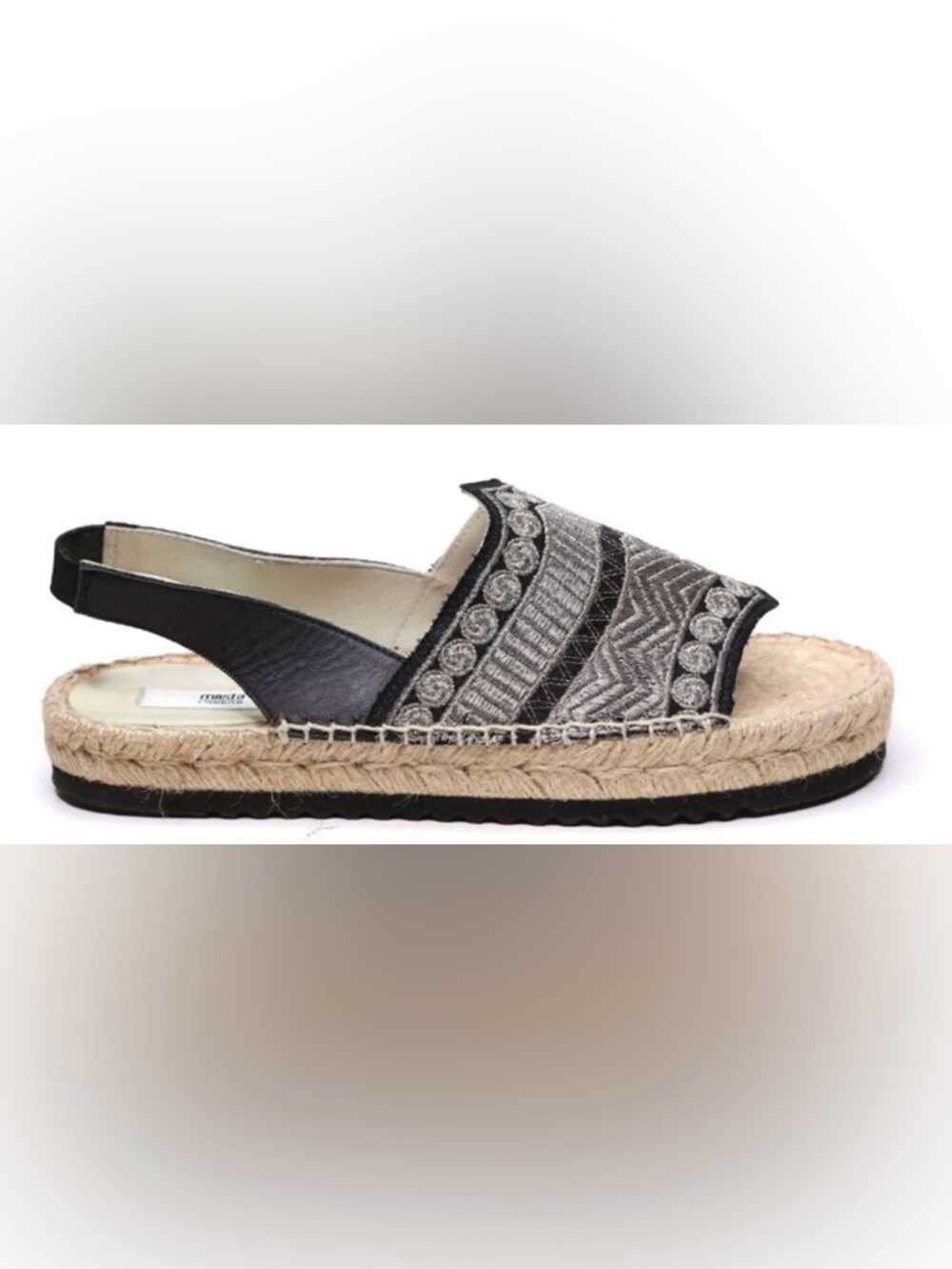 Miista London Espadrilles w. Embroidered Upper